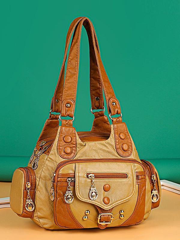 Vintage Studded Utility Baggy Bag mySite