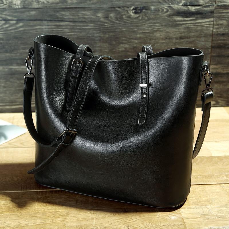 Ladies Vintage Waxed Pitote Bag Crossbody Shoulder Handbag mySite