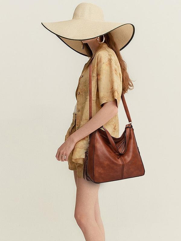 Women's Fashion And Retro Large-Capacity Shoulder Bag mySite