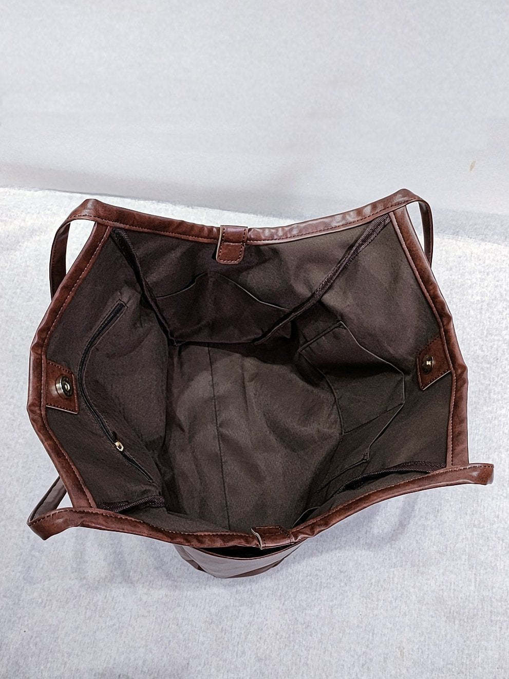 Ladies Vintage Oil Wax Leather Shoulder Bag mySite