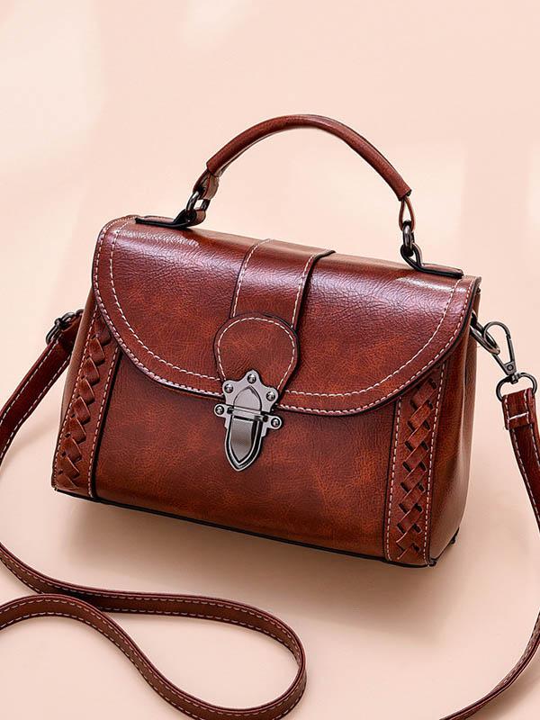 Simple Retro Fashion One-shoulder Messenger Bag mySite