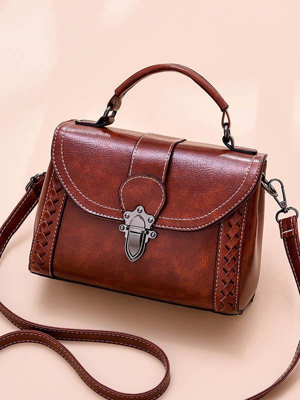 Simple Retro Fashion One-shoulder Messenger Bag mySite