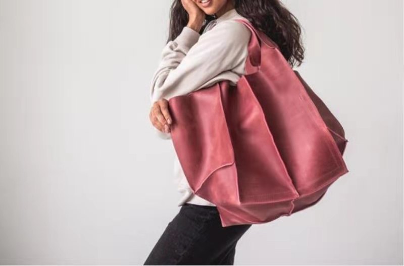 Oil Wax Leather Large Capacity Tote Bag mySite