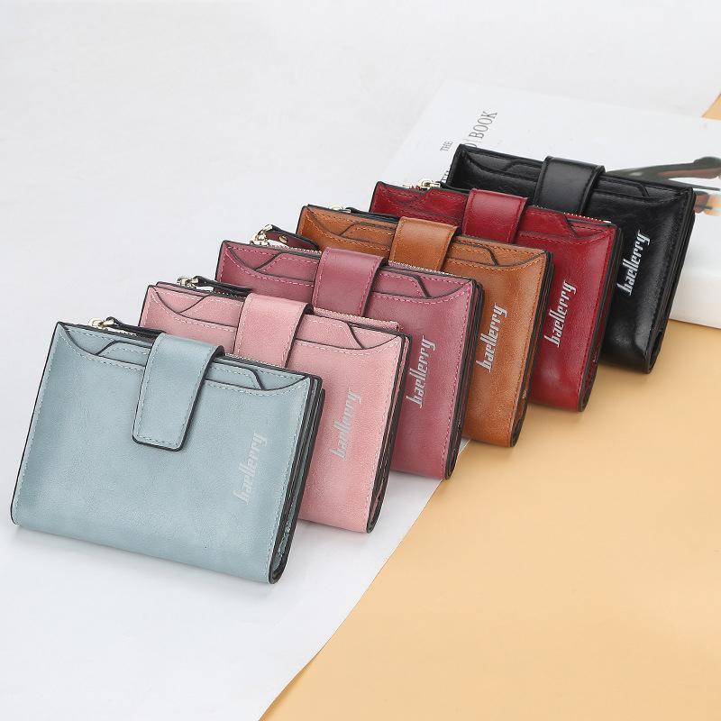 Short buckle multi-card pocket wallet mySite