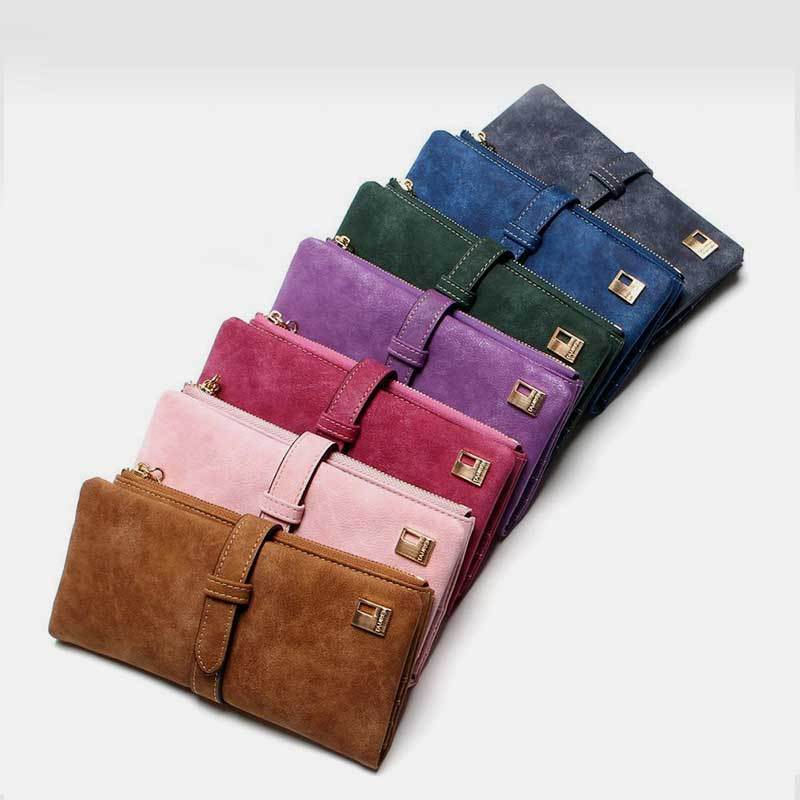 Lightweight Vintage LargeCapacity Long Wallet mySite
