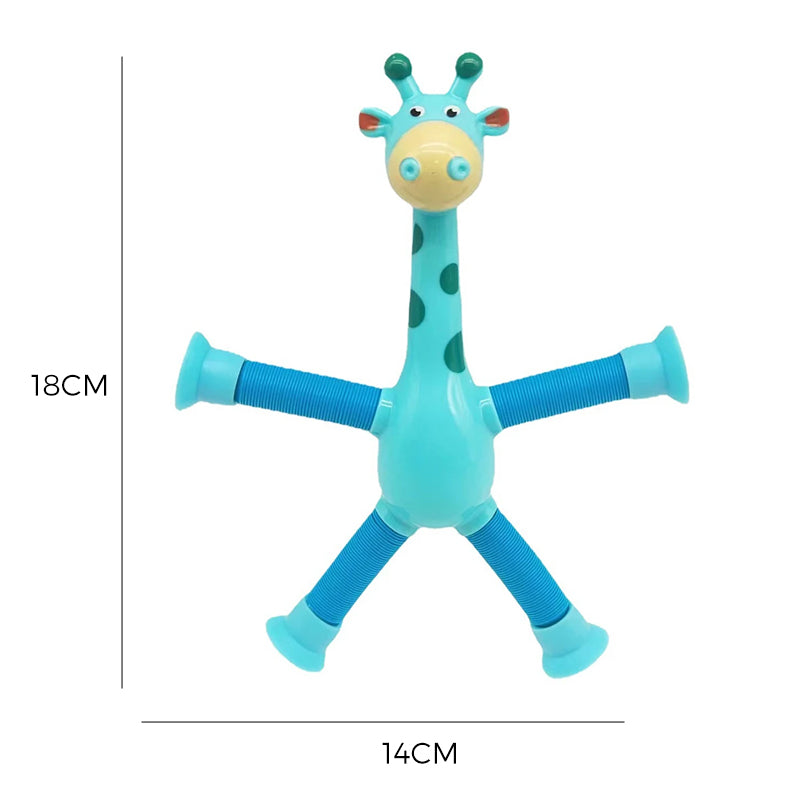 🎁🔥Telescopic suction cup giraffe toy