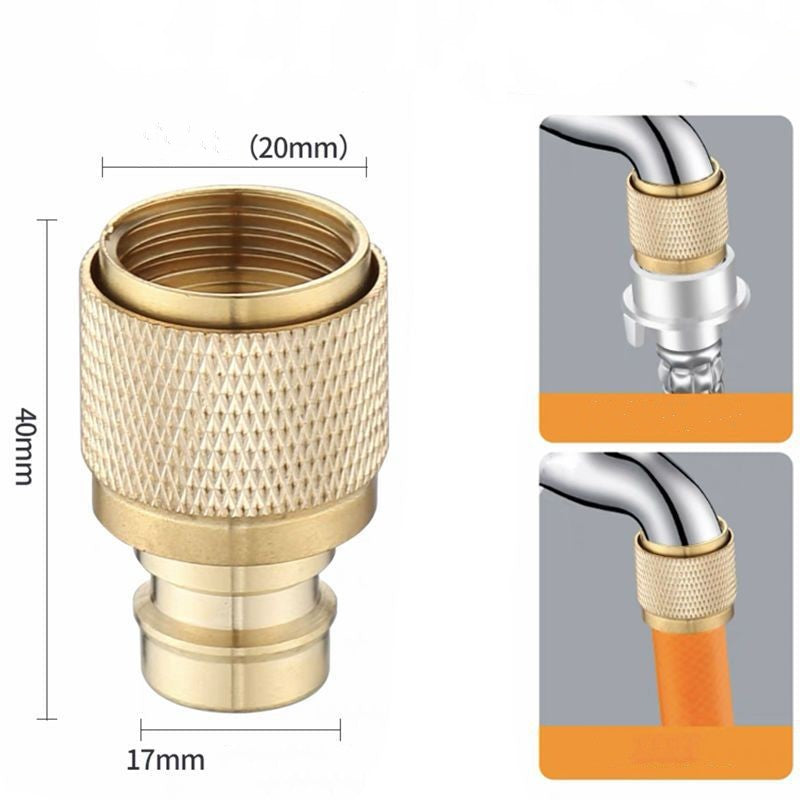 🔥Buy 2 get 1 free🔥freeCopper Water Pipe Adapter & High Pressure Water Hose Nozzle