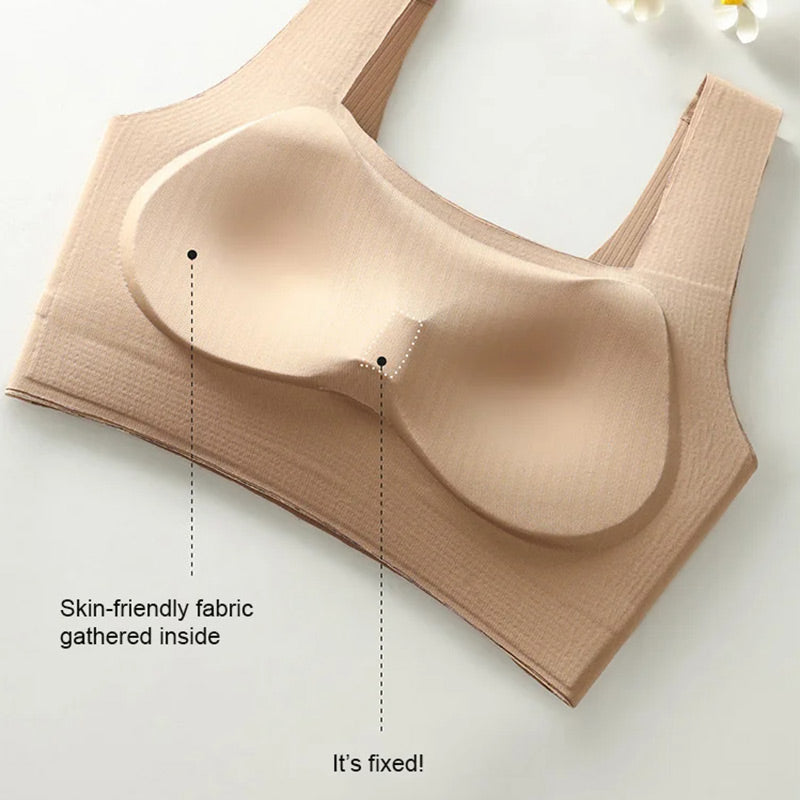 🎁👙 حمالة صدر داخلية عالية المرونة بأشرطة عريضة لا تترك علامات