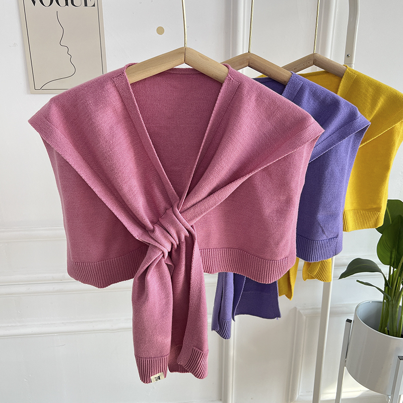 Che Che Rainbow Shawl (Warm Collection)-The Black Bow-