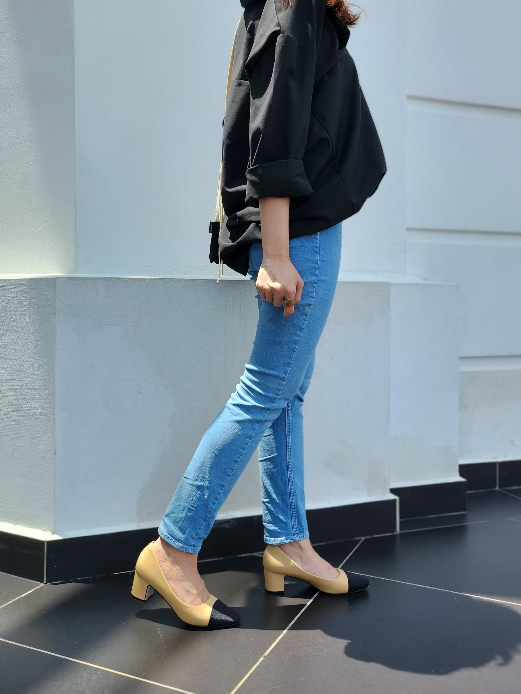 Le Classic Pumps-The Black Bow-