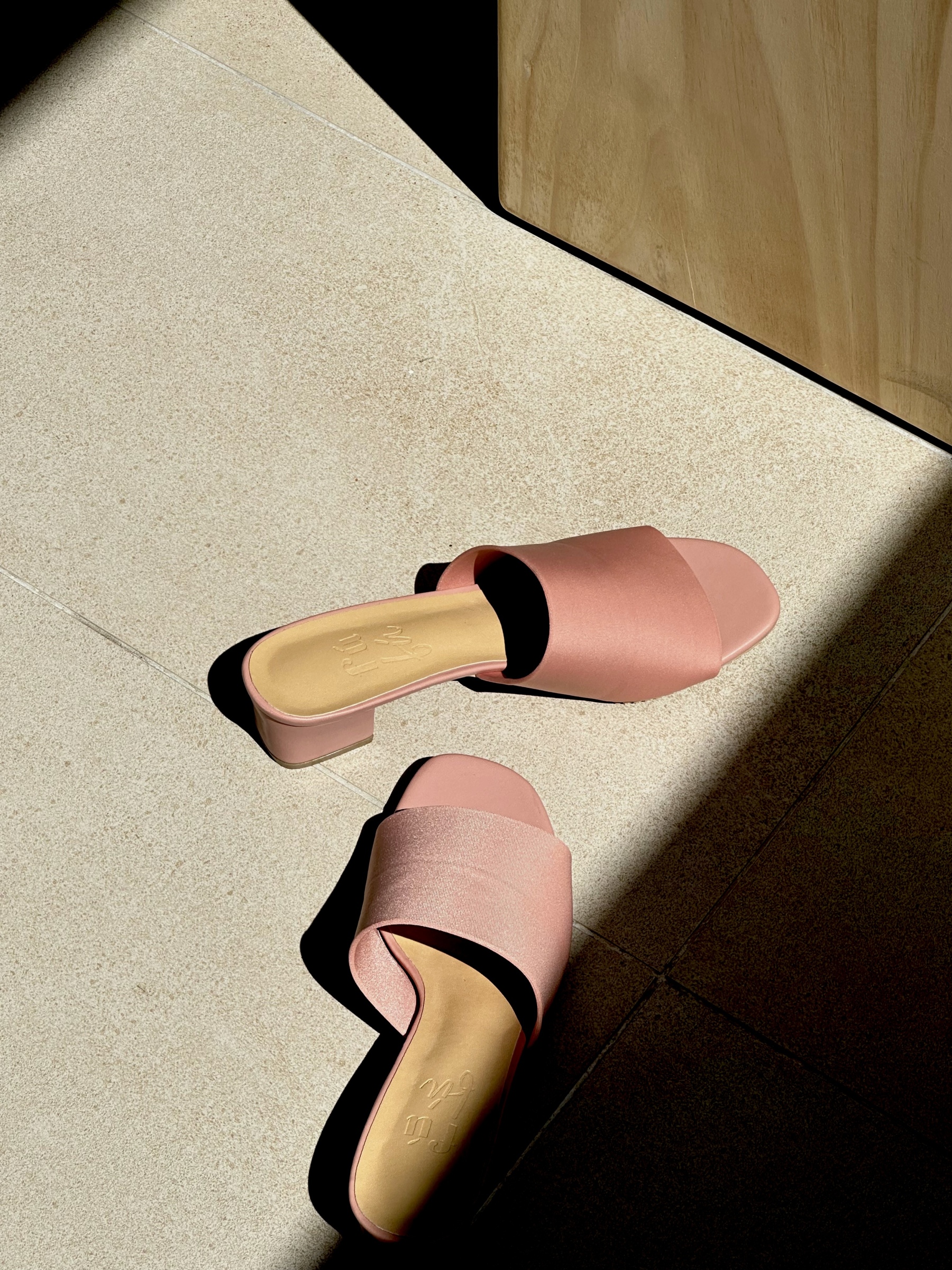 Doux Elastane Comfy Stretch Block Heel Sandals-The Black Bow-