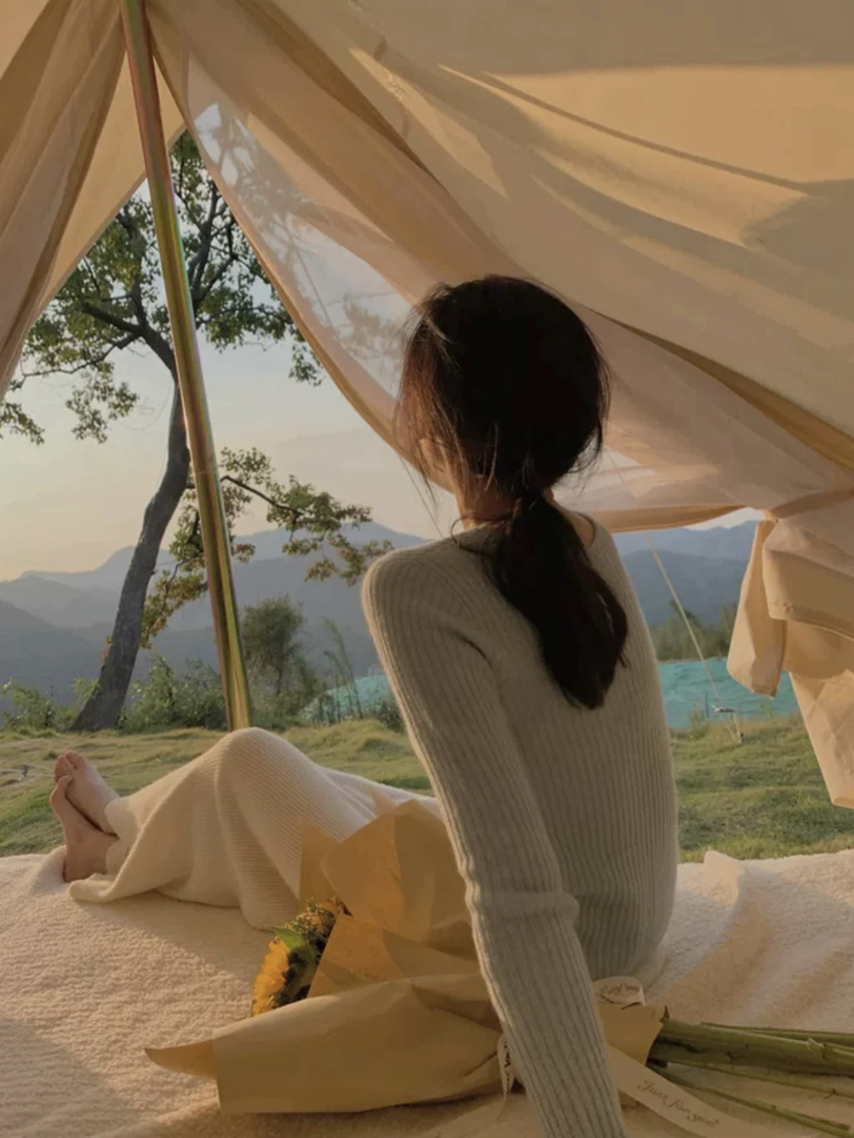 Juliana Curved V Long Sleeves Knit Top-The Black Bow-