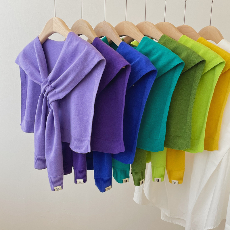 Che Che Rainbow Shawl (Breeze Collection)-The Black Bow-