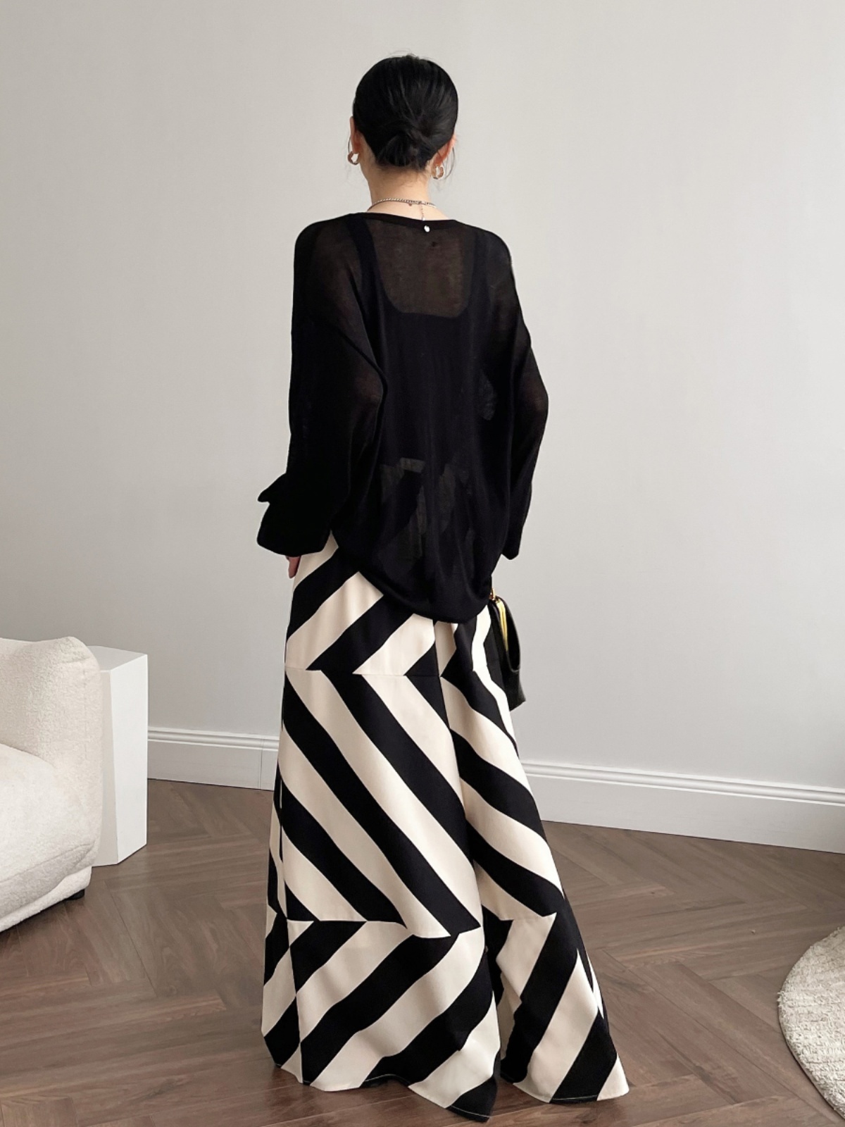 Hadleigh Bold Stripes Culottes-The Black Bow-