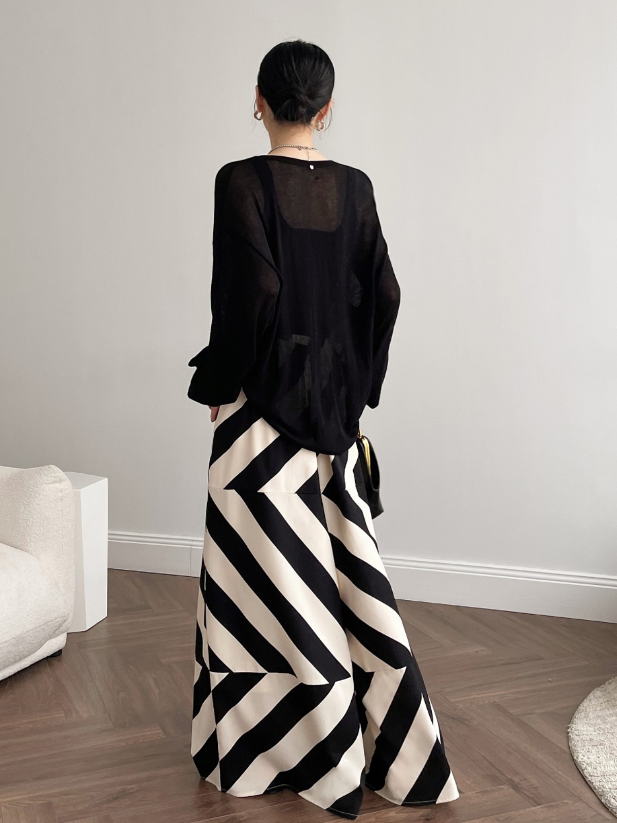 Hadleigh Bold Stripes Culottes-The Black Bow-