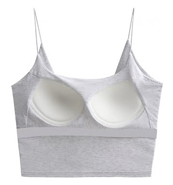 Dawne Padded Cami Crop Top (4 Colors)-The Black Bow-