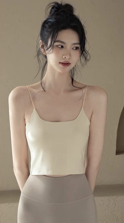 Dawne Padded Cami Crop Top (4 Colors)-The Black Bow-