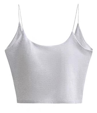 Dawne Padded Cami Crop Top (4 Colors)-The Black Bow-