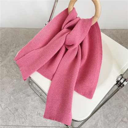 Wewe Ribbed Knit Shawl-The Black Bow-