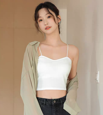 Denmark Padded Cami Top -The Black Bow-