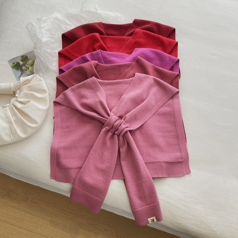 Che Che Rainbow Shawl (Warm Collection)-The Black Bow-