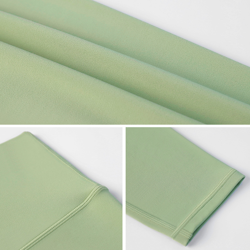 三分提臀高腰緊身褲