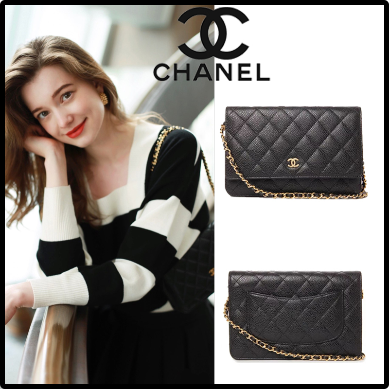 【憧れ】CHANELチェーンウォレット　マトラッセバックセレブ愛用-BUYMA