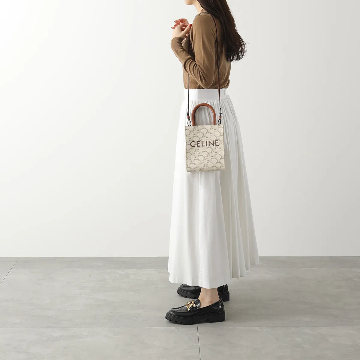 CELINE セリーヌ ショルダーバッグ Mini Cabas Vertical ミニ バーティカルカバ