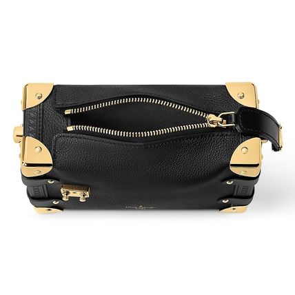 【LOUIS VUITTON】グレイン カーフ レザー製 サイドトランク PM