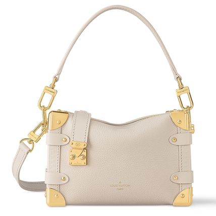 【LOUIS VUITTON】グレイン カーフ レザー製 サイドトランク PM