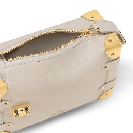 【LOUIS VUITTON】グレイン カーフ レザー製 サイドトランク PM