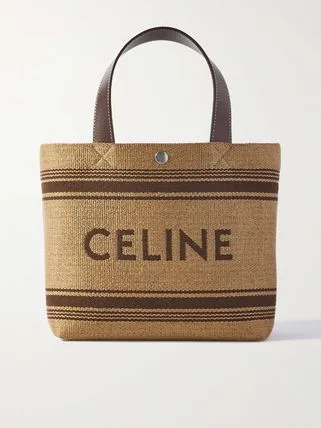 人気定番　関税込み【CELINE】Cabas ラフィア ミニトートバッグ