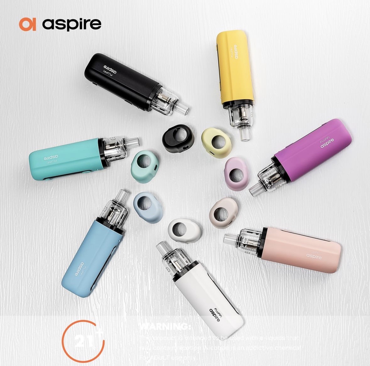 新品-【aspire Fluffi 1500mAh 酪梨寶寶主機】套裝-台灣現貨