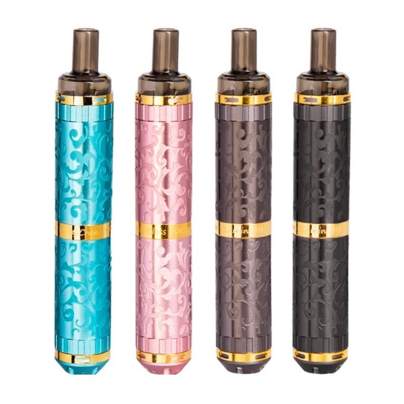 【小煙套裝】SXmini MK Pro Air Class高階(雕花) | 彈芯分離 防漏油 | 空倉2入 / 成品芯5入(0.8/1.0)