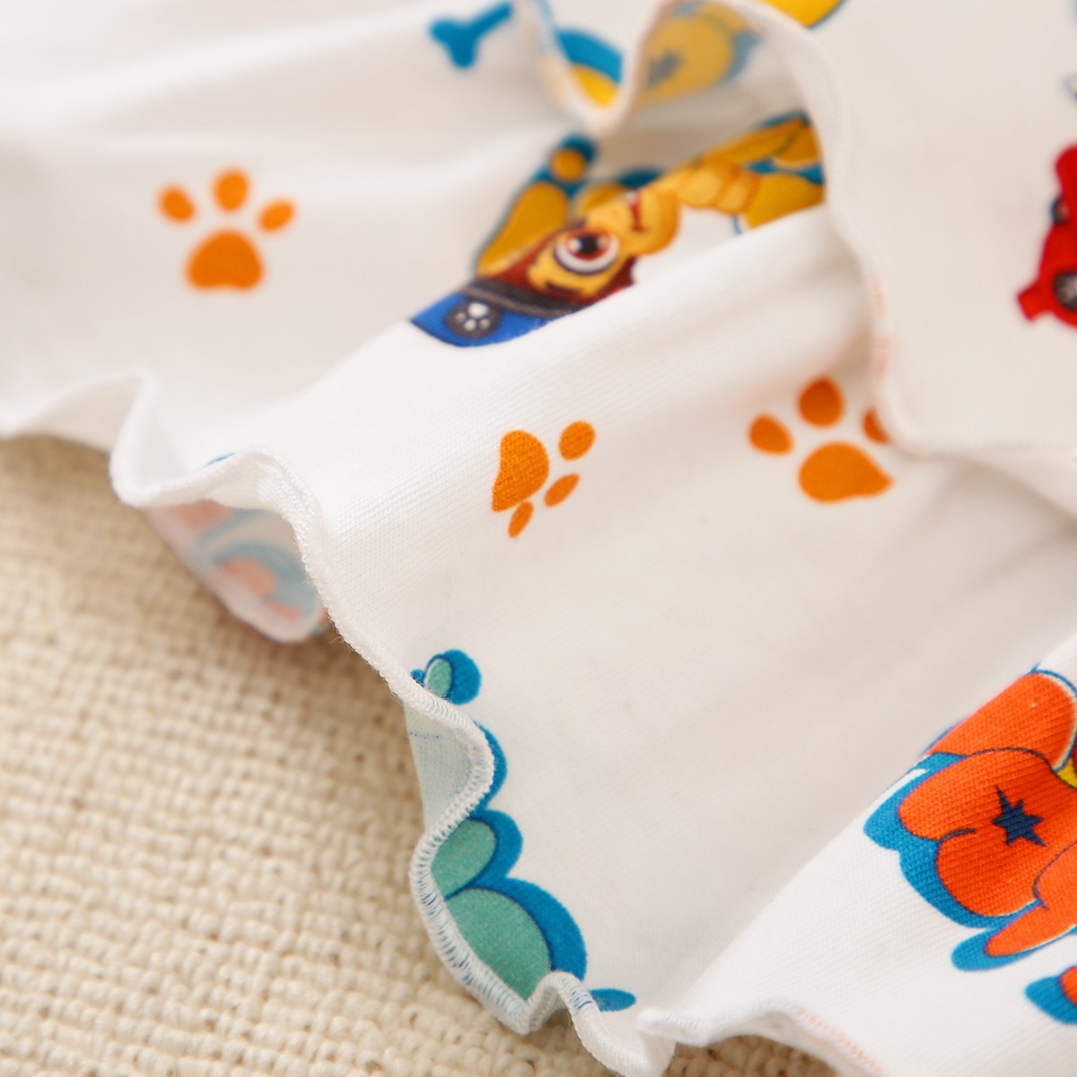 hibobi×PAW Patrol  Baby Girl Cute Print camisole top and shorts and Headband Wholesale