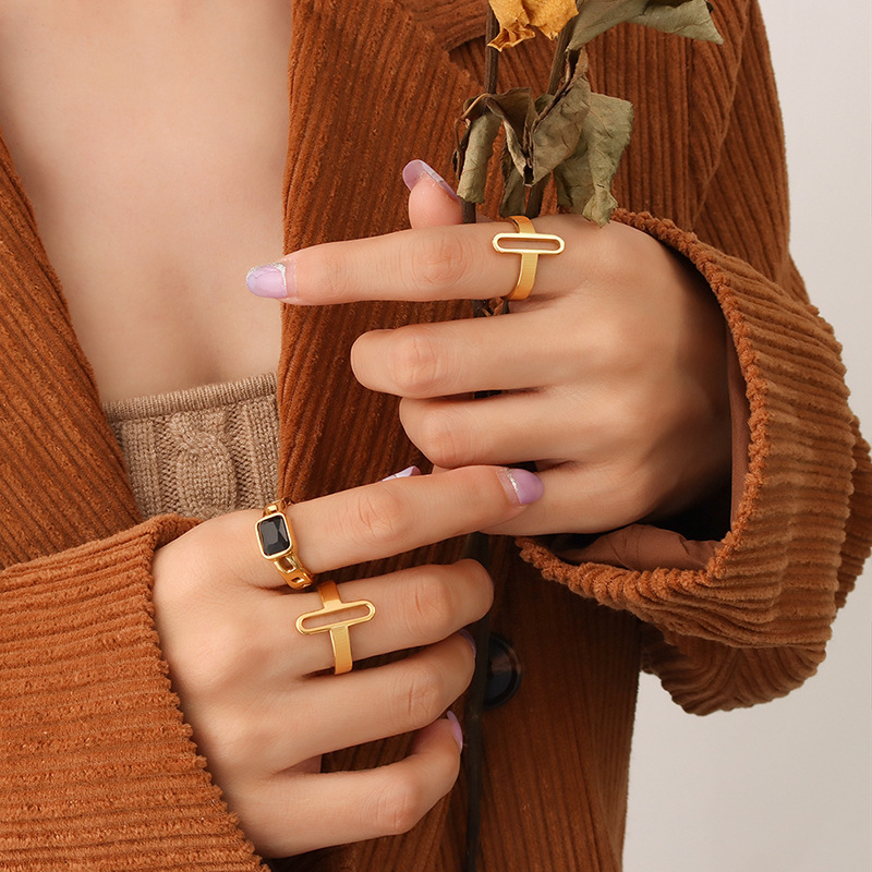 Geometric Strip Ring
