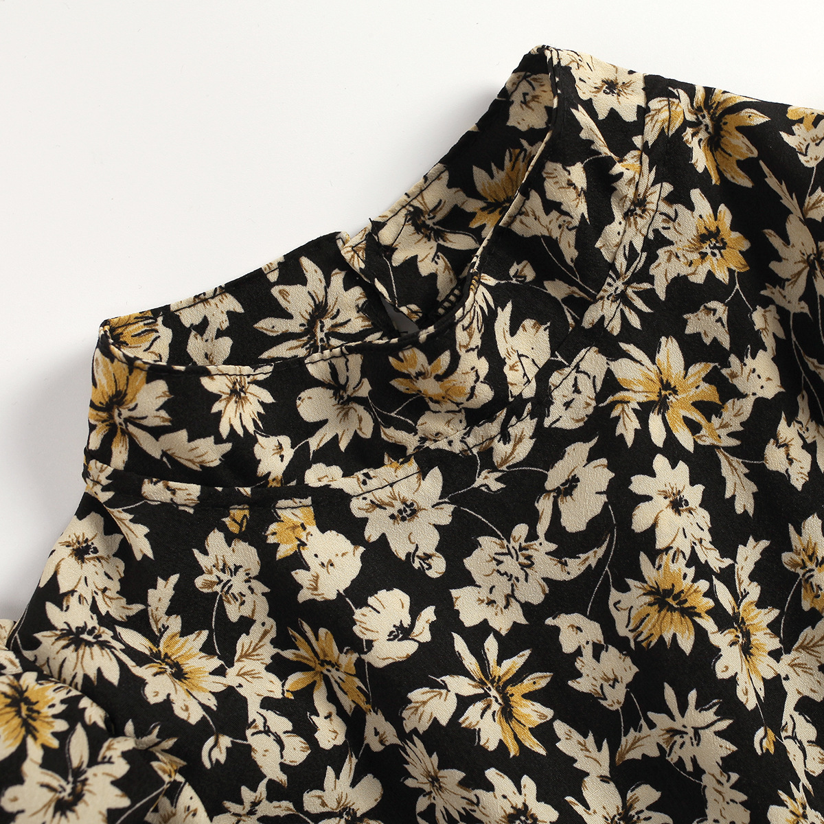 Toddler Girl Floral Pattern Belt & Dress Wholesale