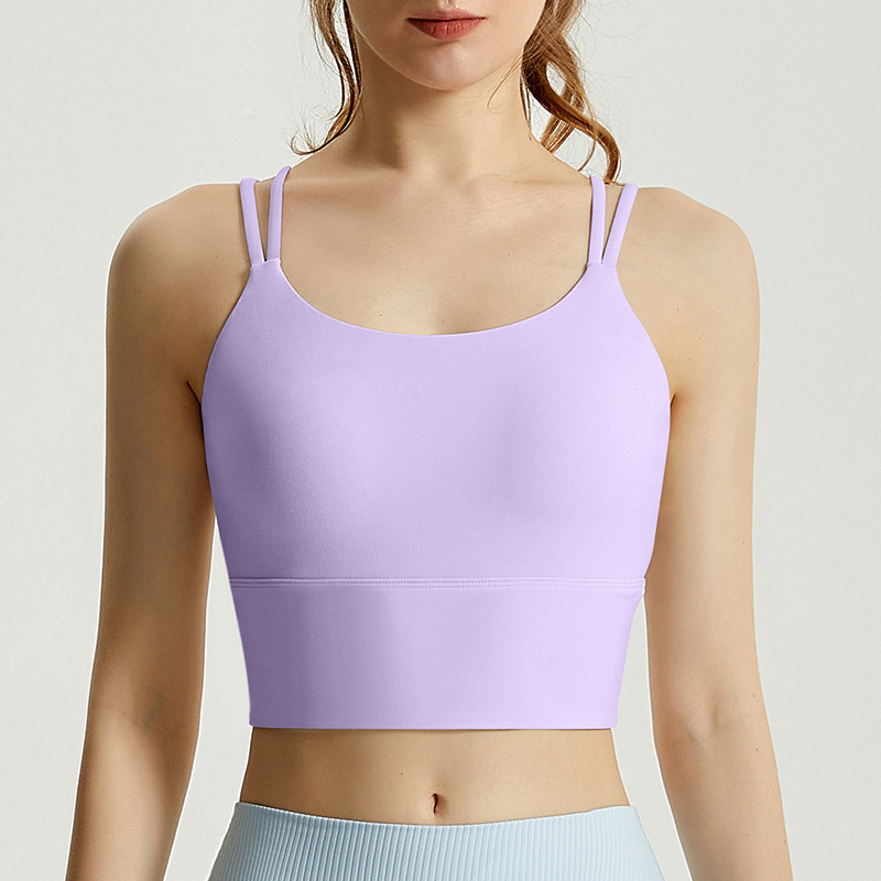 Thin strap sports tank