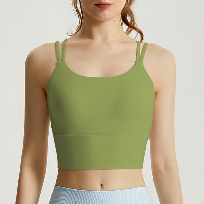 Thin strap sports tank