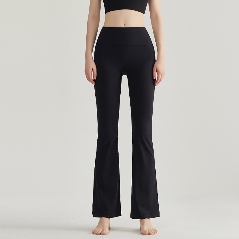 Flared wide-leg pants