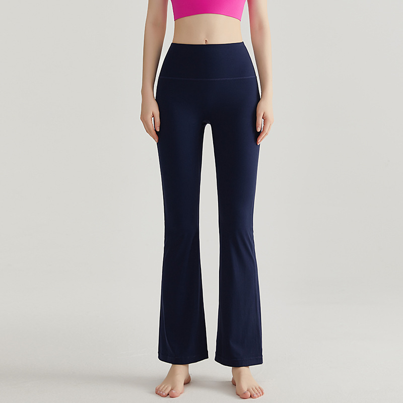 Flared wide-leg pants