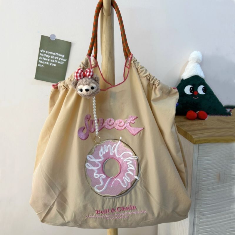 【多款式】小眾刺繡尼龍大容量環保手提單肩斜跨包-Cicichill