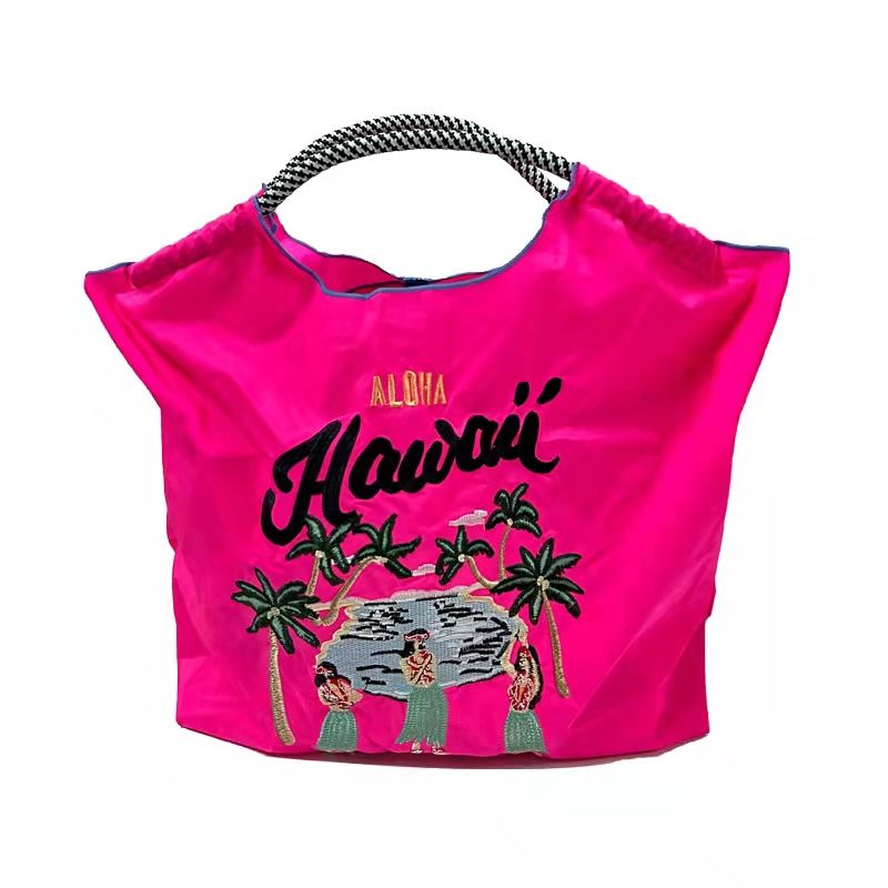 【多款式】小眾刺繡尼龍大容量環保手提單肩斜跨包-Cicichill