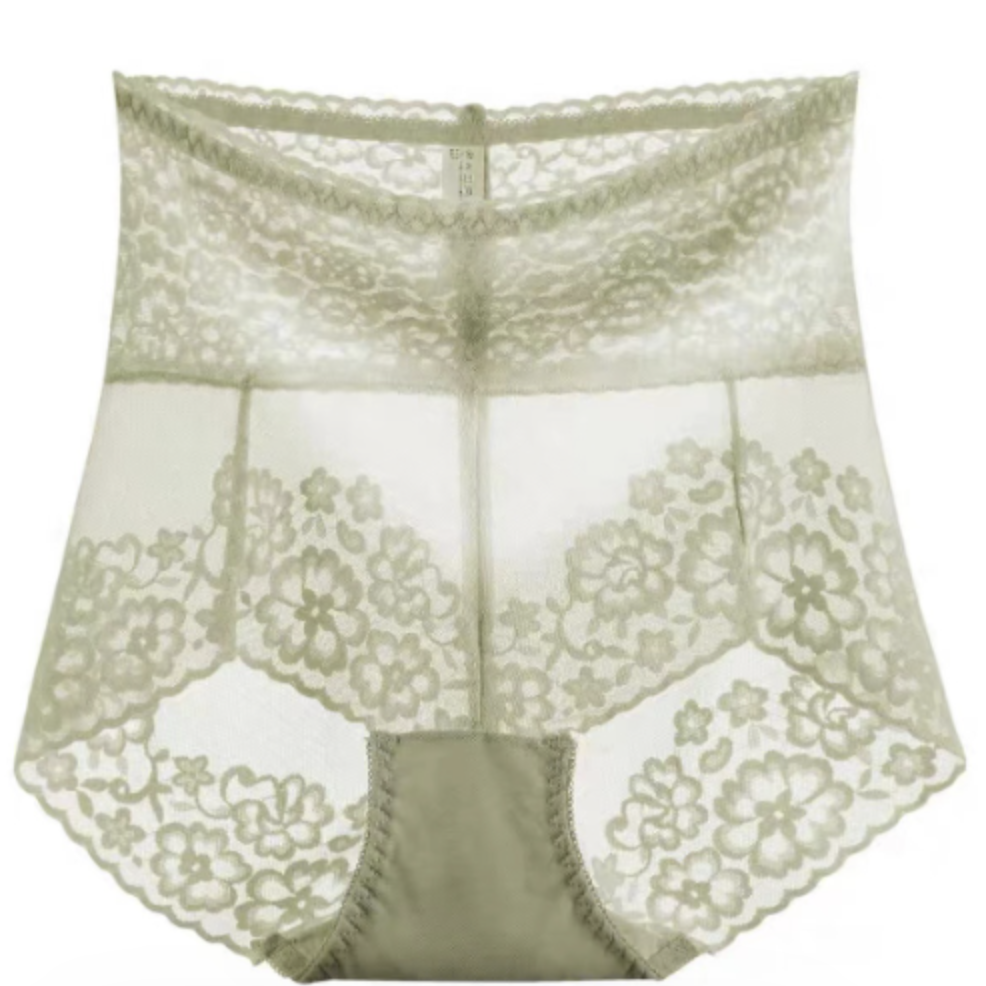透氣收腹蕾絲舒適抗菌彈力提臀收腹內褲-Cicichill