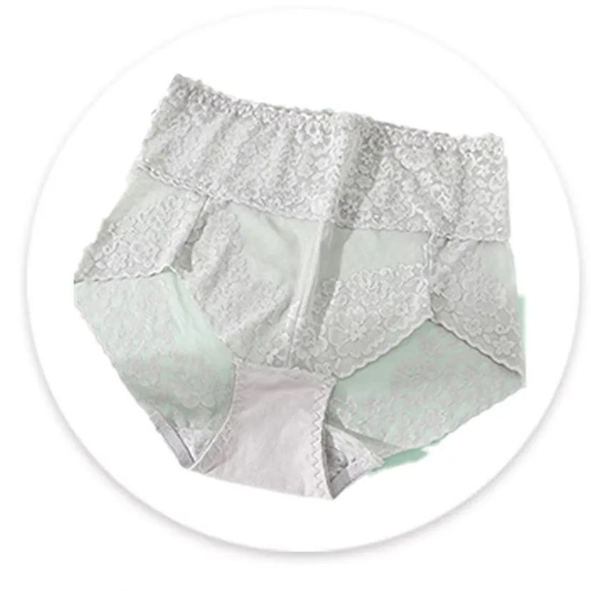 透氣收腹蕾絲舒適抗菌彈力提臀收腹內褲-Cicichill