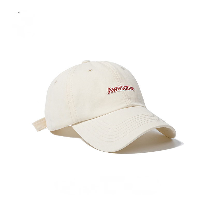 休閒時尚復古百搭英文刺繡棒球帽子