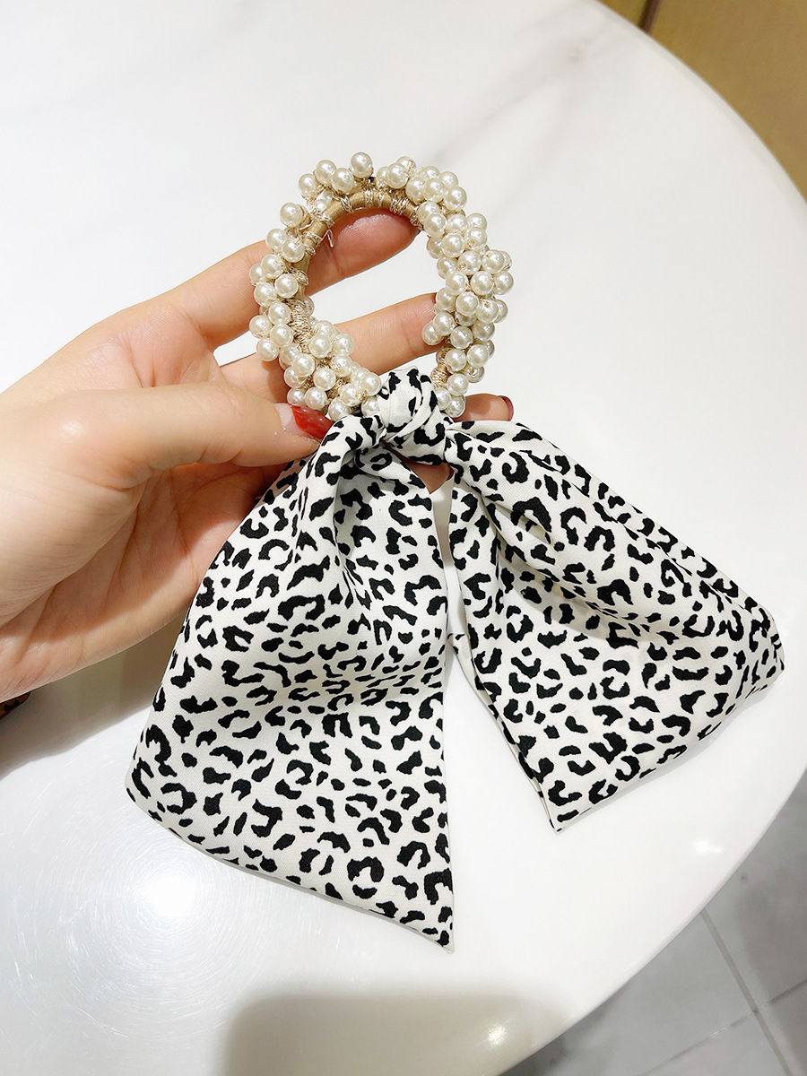 【多色可選】韓國ins風珍珠髮圈甜美頭飾少女絲帶髮繩-Cicichill