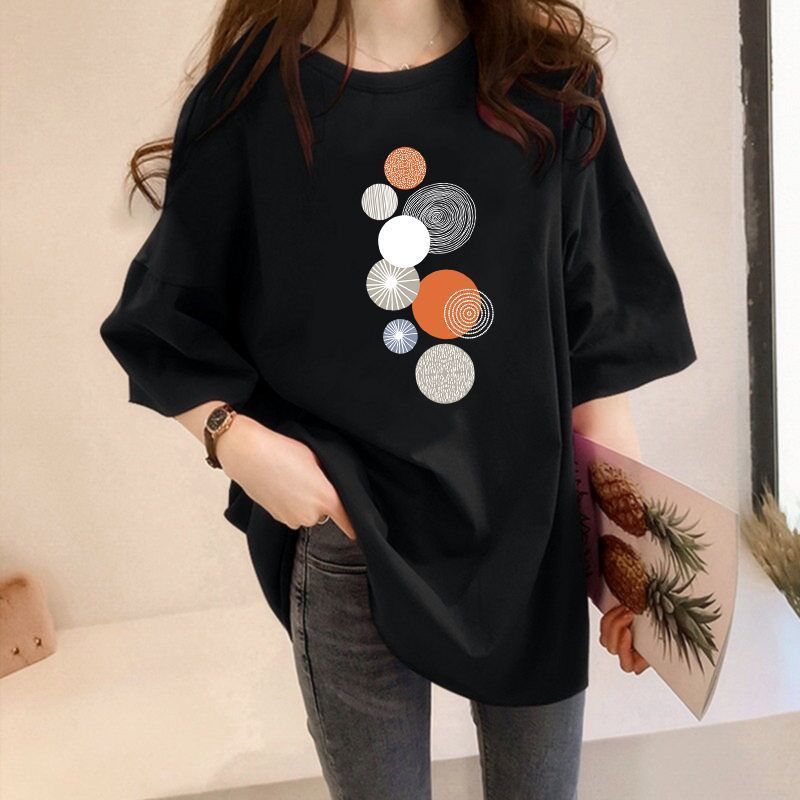 韓版寬鬆顯瘦小眾設計感ins短袖