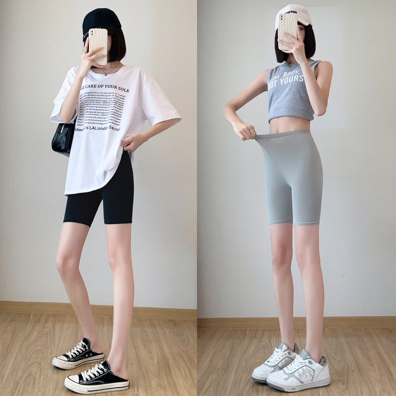 防走光可外穿瑜伽騎行不捲邊無痕安全打底褲裝