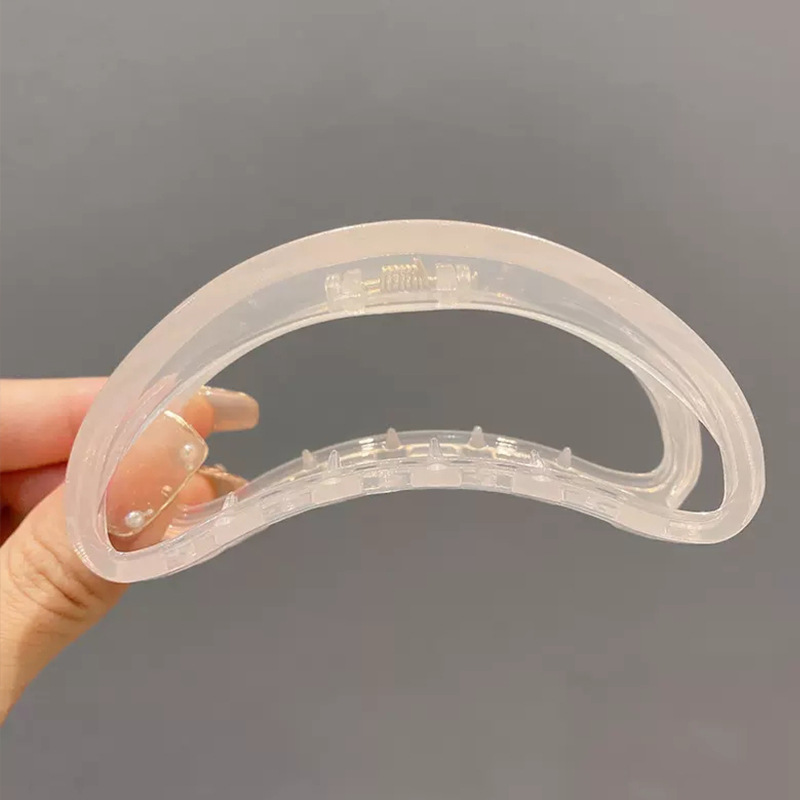 經典百搭高級感簡約髮量多盤髮後腦勺鯊魚夾髮飾